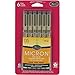 Sakura Pigma 50038 Micron Blister Card Ink Pen Set, Black, 05 6CT primary