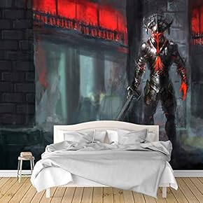 Wall Murals for Bedroom Dark Evil Dragon Removable Wallpaper Peel and Stick Wall Stickers - 66x96 inches