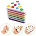 Joykith Stress Reliever Rainbow Cake Squishies Scented Jumbo Super Slow Rising Squishies Kids Toy Easter gifts