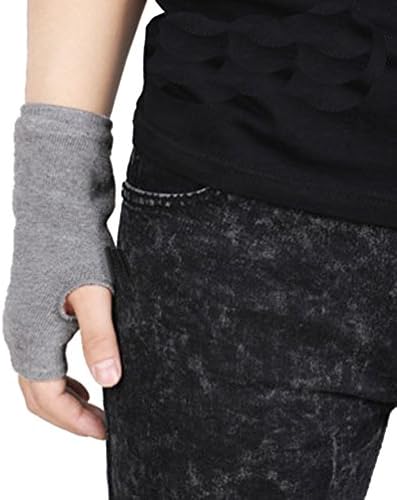 Unisex Elastic Knitted Warm Autumn and Winter Half Finger Fingerless Gloves