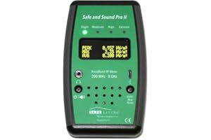 Safe and Sound PRO II RF Meter 200MHz - 8GHz - Perfect for Measuring Cell Phones, WiFi, Smart Meters, Etc.
