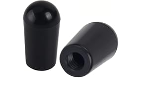 Banworks Guitars 3-Way Switch Tip 4mm (5/32") Metric Pickup Selector Switch Caps M4 Toggle Switch Knob Tip Caps for Epiphone EPI Les Paul LP SG Electric Guitars Pack of 2 JT/DWQM-03 Black