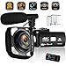 Camcorder Video Camera 2.7K WiFi Vlogging Camera Night Vision Digital Camera with Microphone Vlog Blogging Video Camera for YouTube