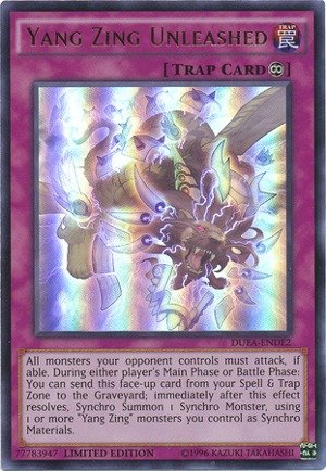 Yu-Gi-Oh! - Yang Zing Unleashed (DUEA-ENDE2) - Duelist Alliance Deluxe Promos - Limited Edition - Ultra Rare