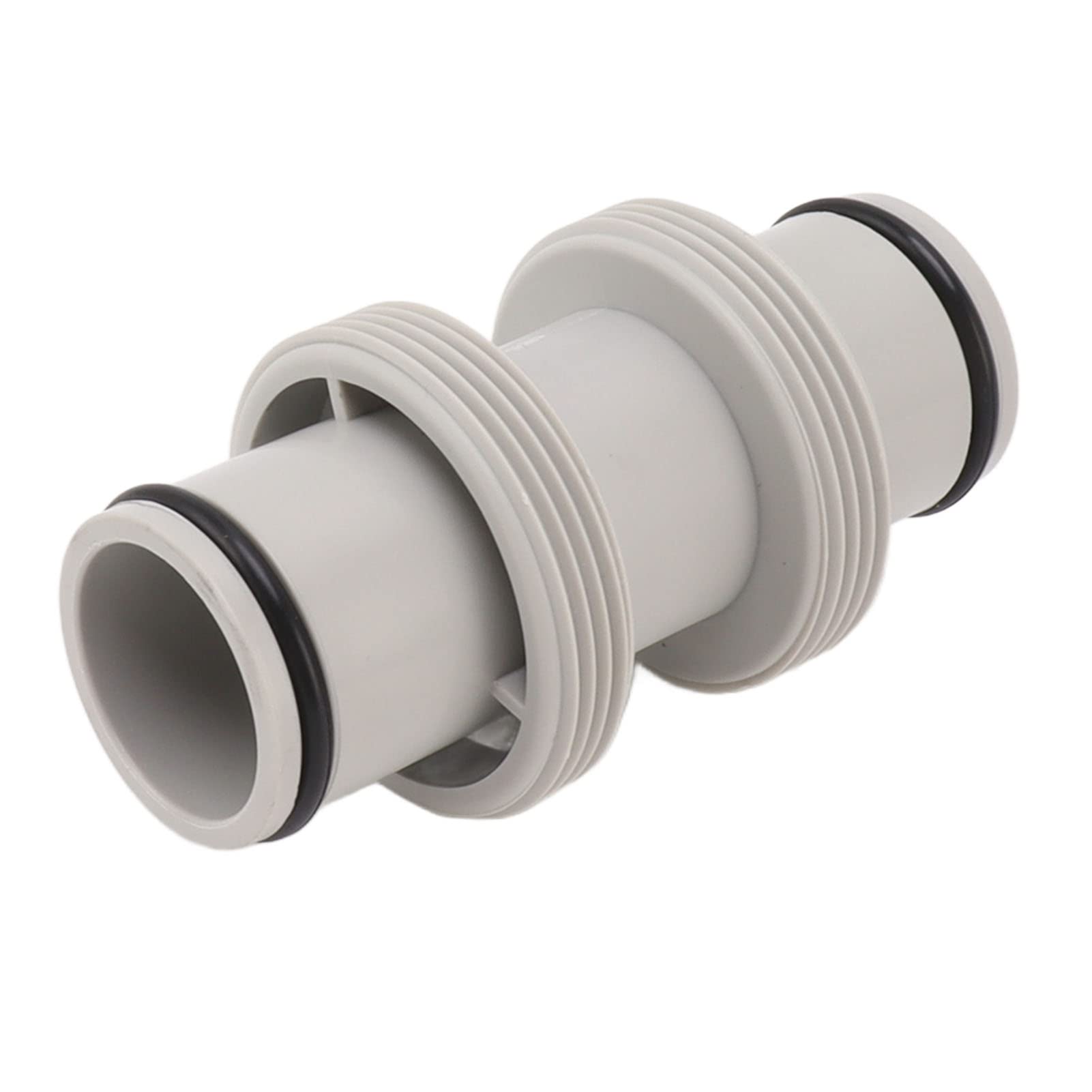 Fdit Pool Hose Adapter, Antileak Double Thrend Straight Joint Pool Hose Connector 1.5in to 1.5in For Intex