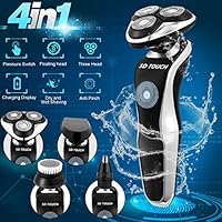 Electric Razor Shaver for Men, 4 in 1 Dry Wet Waterproof men