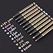 Fine Metallic Paint Markers Pens - Medium Point Metal Art Permanent Marker Set For Glass Paint, Painting Rocks, Black Paper, Photo, Album, Gift Card Making, Christmas DIY Craft Kids, Pack of 10