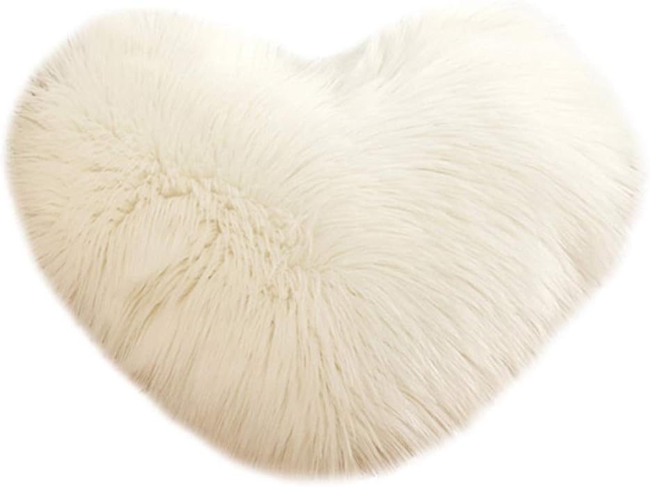 Heart Shaped Sofa Throw Pillow Cushion Plush Pillows Gift Bedroom Home Decoration