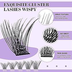 B&Q Lash Clusters D Curl 8-16MIX 96 PCS Eyelash