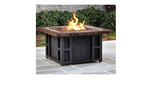 Amazon Com Agio Springfield Gas Fire Pit Base Patio Lawn Garden