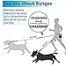 Hands Free Dog Leash 7in1, Training Treat Pouch, Dog Training Clicker, Jogging Dog Leash Handsfree, Reflective Shock Bungee Endure Up to 150 lbs Dual Handle Waist
