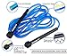 Garage Fit 9' PVC Jump Rope for Cardio Fitness - Great for both kids and adults … (Pink)