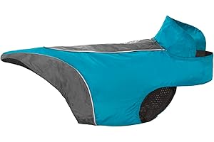 EMBARK PETS Embark Adventure Dog Raincoat - Lightweight, Reflective Waterproof Rain Jacket for Dogs Rain Coat for Dogs Waterproof - Small Dog Rain Coat |Dog Rain Jacket| (Blue)