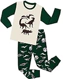 Boys Pajamas Children Christmas Gift Kids Dinosaur Clothes 100% Cotton Size 6