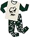 Boys Pajamas Children Christmas Gift Kids Dinosaur Clothes 100% Cotton Size 6