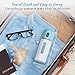 Travel Bottles Set, Nacuwa 4-In-1 Organized Leak Proof Travel Size Toiletries, Refillable Travel Liquid/Lotion Container Travel Accessories - TSA Approved