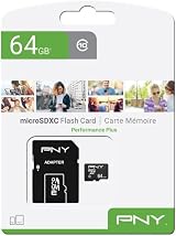 PNY Performance Plus microSDXC 64GB Class 10 with SD Adapter