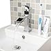 SARLAI Single Handle Waterfall Bathroom Sink Faucet Mixer Tap, (Chrome Finish)