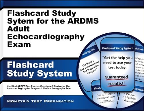 Amazon Com Flashcard Study System For The Ardms Adult Echocardiography Exam Unofficial Ardms Test Practice Questions Review For The American Registry For Diagnostic Medical Sonography Exam Cards 9781627337038 Mometrix Unofficial Test Prep