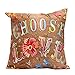 Pillowcase, Ammazona Sofa Waist Flower Letters Throw Pillow Case Cushion Cover Home Decor (B)