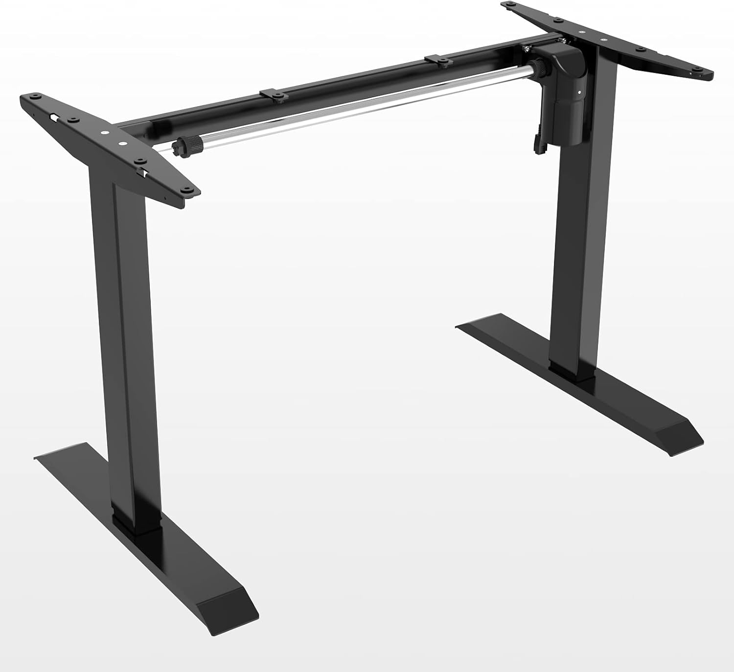 Electric Stand up Desk Frame Height Adjustable Electric Standing Desk，Home Office Stand Up Desk Workstation，Frame Only (03, Black): Kitchen & Dining