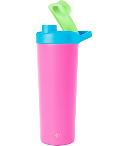 BlenderBottle Strada Sleek Shaker Cup 750ml Acier Inoxydable Framboise - Bouteille Isotherme Avec Fouet