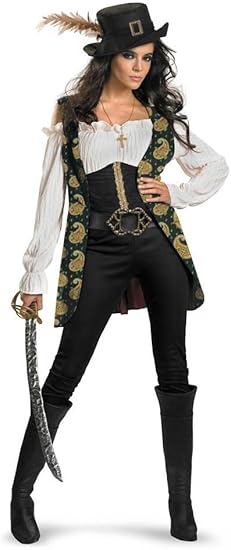 Amazon パイレーツオブカリビアン 衣装 生命の泉 アンジェリカ ハロウィン コスプレ コスチューム L コスプレ 仮装 通販