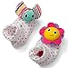 Infantino Foot Rattles, Flower and Rainbow Bug