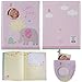 C.R. Gibson Stepping Stones Baby Memory Book For First Five Years Girls
