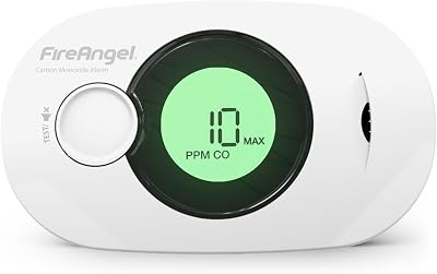 FireAngel FA3322 Digital Carbon Monoxide Detector 10 Year Battery