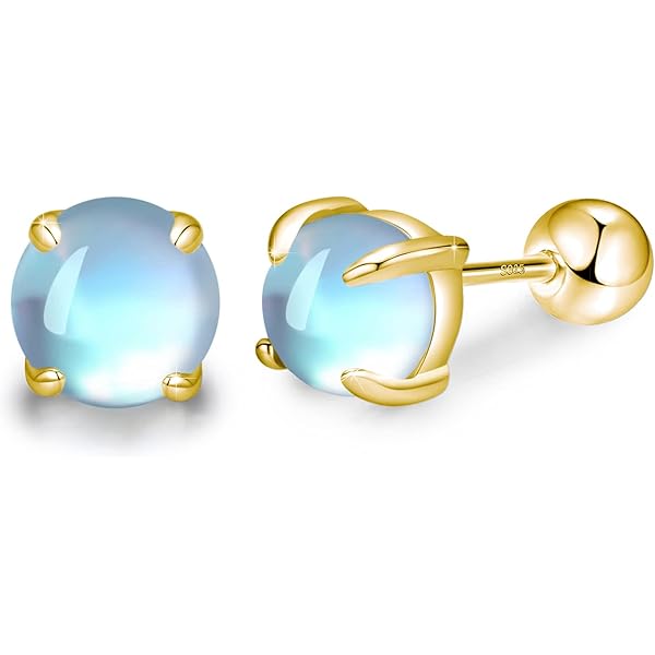 Pendientes Plata 925 Aretes Asimétricos De Plata De Ley 925 - Diseño Estrella Y Luna De 5 Mm - Regalo Perfecto Para Ella Pendientes Plata 925 Estrella Luna
