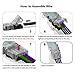 Alightings RGB LED Connector for 4Pin 5050 Non-Waterproof LED Strip Lights- Strip to Wire Quick Connection, 20 - 18 AWG Wire No Stripping