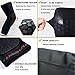 AceList 2 Packs (1 Pair) Protective Compression Wear - Men & Women Basketball Brace Support - Best to Immobilize, Strap & Wrap Knee for Volleyball, Football, Contact Sports - Medium Size - Black