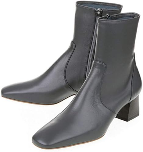 Amazon Goomix ショートブーツ レディース ブーツ ショート丈 おしゃれ 可愛い シューズ 靴 ファスナー ローヒール ジッパー レザーブーツ Goomix ブーツ ブーティ