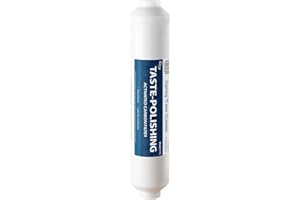 iSpring FT15 5Th Stage Inline Post Carbon Filter Replacement Cartridge, White