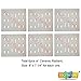 bbq factory® JPX501 Ceramic Radiant Replacement for Select Sams Gas Grill Models and others, Set of 6