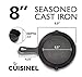 Cuisinel Cast Iron Skillet with Lid - 8