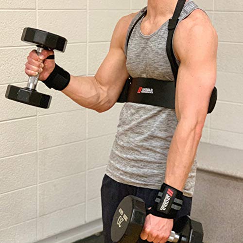 Arm Blaster For Bicep Curl Support With BONUS Wrist Wraps For Wrist Support | Arm Blaster Bicep Curl & Bicep Isolator For Weightlifting | Bicep Blaster Strong Arm Blaster For Biceps Arm Curl Blaster