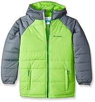 Columbia Little Boys' Tree Time Puffer Jacket, Green Mamba, X-Small