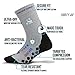 Light Hiking Socks for Men & Women by Thirty 48 - Anti-Odor & Moisture Wicking (X-Large - Women 12.5-14.5 // Men 11-13, 3-Pack Purple/Gray)