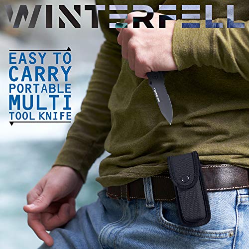 Winterfell Stainless Steel Multitool Knife Portable Folding Knife