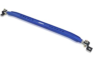 AJP Distributors JDM Sport Blue Front Lower Aluminum Strut Bar Brace Tower Tie Chassis Stability Suspension Compatible/Replacement For Corolla E170 2014 2015 2016 2017 2018 14 15 16 17 18