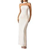 HTZMO Women Elegant Summer Bodycon Maxi Dress Halter Neck Formal Wedding Guest Cocktail Party Long Dresses