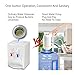 Water Bottle Pump 5 Gallon Water Bottle Dispenser USB Charging Automatic Drinking Water Pump Switch for Universal 2-5 Gallon Jugs Home Kitchen Office Camping