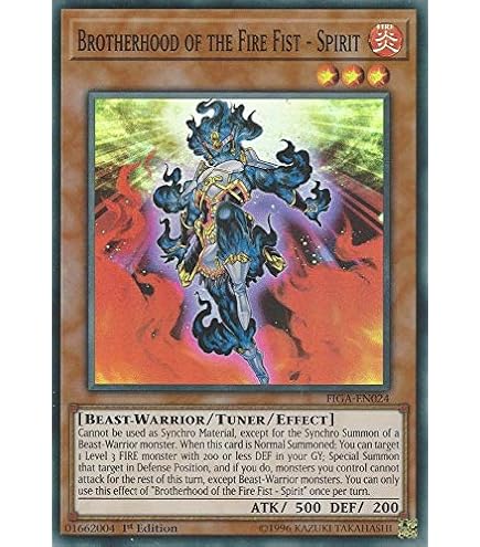 Yu-Gi-Oh! – Brotherhood Of The Fire Fist - Rooster – FIGA-EN025 – Super Rare – 1st Edition