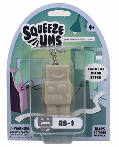 Squeeze Ums, Clips to Your Backpack or Anywhere, RB-1, Melon Bytes Scent