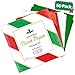 Christmas Tissue Paper – 50 Sheet Gift Wrap Bulk - Xmas Red, Green & White - Decorate Bags, Party Favors, Hampers, Baskets, Treat Boxes, Wrapping Paper