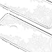 Huness Google Pixel 3 Case, Pixel 3 Case, TPU Grip Bumper and Clear Flower Transparent Hard PC Backplate Hybrid Slim Phone Case Cover for Google Pixel 3, Pixel 3 Phone (2018) (Clear Flower)