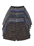 Basico Boys' Assorted Plaid Tartan Boxer 6 Packs