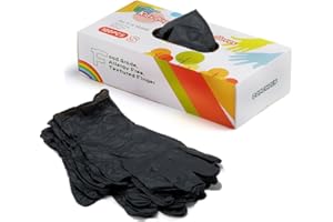 Kids Gloves Disposable, Nitrile Glove for 7-14 Years - Latex Free, Powder Free - for Crafting, Gardening, Cooking